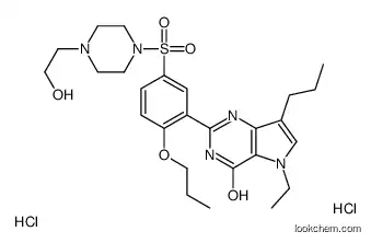 Molecular Structure of 862189-96-6 (Mirodenafil Dihydrochloride)